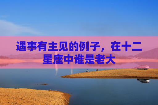 遇事有主见的例子，在十二星座中谁是老大