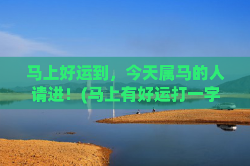 马上好运到，今天属马的人请进！(马上有好运打一字)