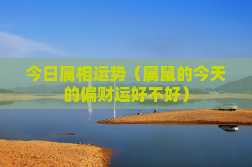今日属相运势（属鼠的今天的偏财运好不好）
