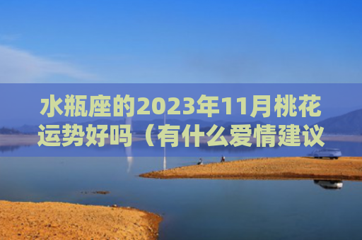 水瓶座的2023年11月桃花运势好吗（有什么爱情建议？）（运势水瓶座的有什么）
