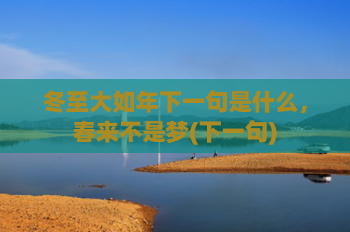 冬至大如年下一句是什么，春来不是梦(下一句)