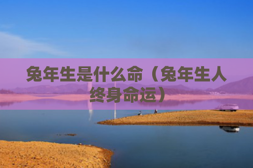 兔年生是什么命（兔年生人终身命运）
