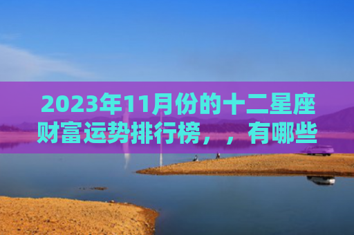 2023年11月份的十二星座财富运势排行榜，，有哪些需要特别注意的因素（十二星座运势因素）