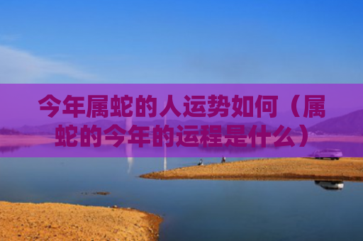 今年属蛇的人运势如何（属蛇的今年的运程是什么）