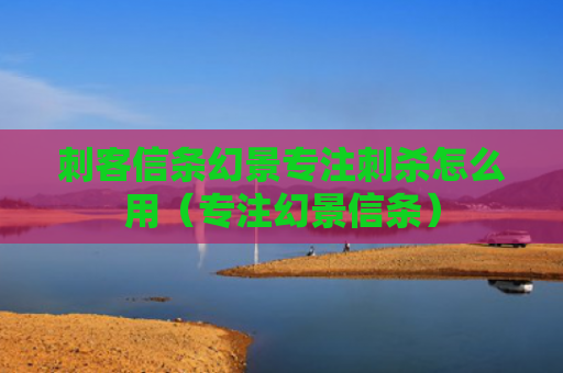 刺客信条幻景专注刺杀怎么用（专注幻景信条）