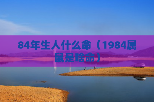 84年生人什么命（1984属鼠是啥命）