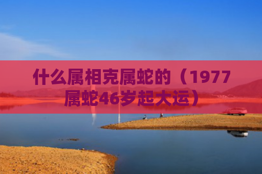什么属相克属蛇的（1977属蛇46岁起大运）