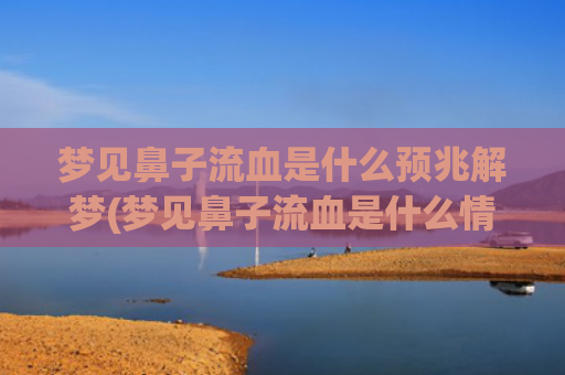 梦见鼻子流血是什么预兆解梦(梦见鼻子流血是什么情况)