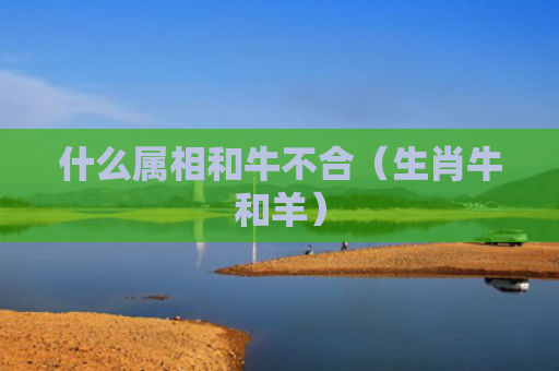 什么属相和牛不合（生肖牛和羊）