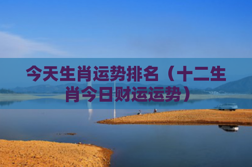今天生肖运势排名（十二生肖今日财运运势）
