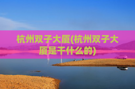 杭州双子大厦(杭州双子大厦是干什么的)