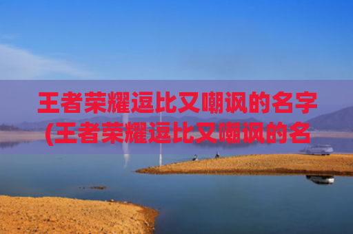 王者荣耀逗比又嘲讽的名字(王者荣耀逗比又嘲讽的名字)