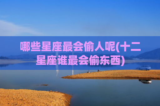 哪些星座最会偷人呢(十二星座谁最会偷东西)