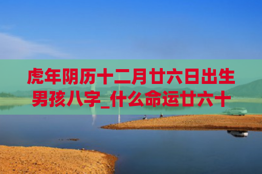 虎年阴历十二月廿六日出生男孩八字_什么命运廿六十二月阴历