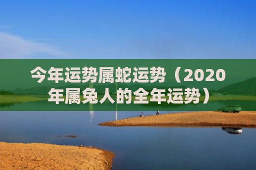 今年运势属蛇运势（2020年属兔人的全年运势）