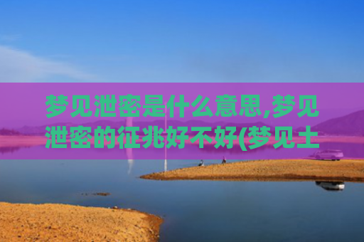 梦见泄密是什么意思,梦见泄密的征兆好不好(梦见土豆是什么意思)