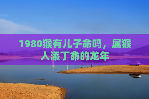 1980猴有儿子命吗，属猴人添丁命的龙年