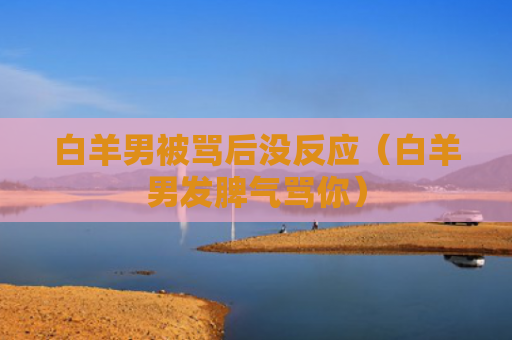 白羊男被骂后没反应（白羊男发脾气骂你）