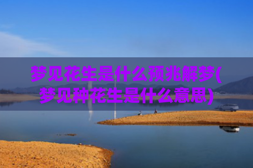 梦见花生是什么预兆解梦(梦见种花生是什么意思)