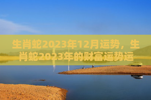 生肖蛇2023年12月运势，生肖蛇2023年的财富运势运程如何