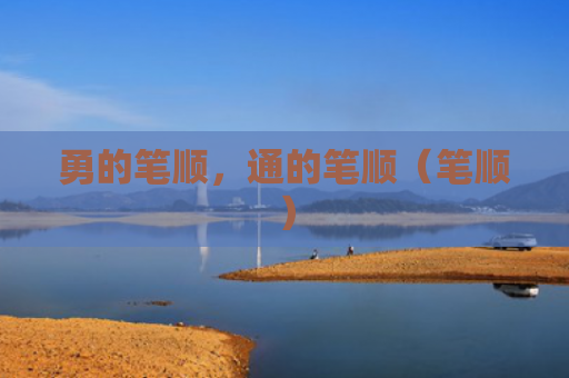 勇的笔顺，通的笔顺（笔顺）