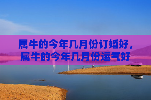 属牛的今年几月份订婚好，属牛的今年几月份运气好