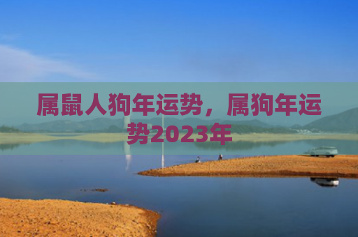 属鼠人狗年运势，属狗年运势2023年