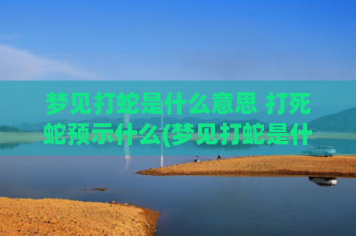 梦见打蛇是什么意思 打死蛇预示什么(梦见打蛇是什么意思)