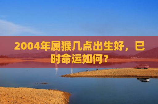 2004年属猴几点出生好，巳时命运如何？