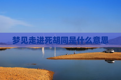 梦见走进死胡同是什么意思