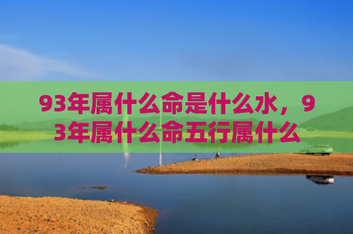 93年属什么命是什么水，93年属什么命五行属什么