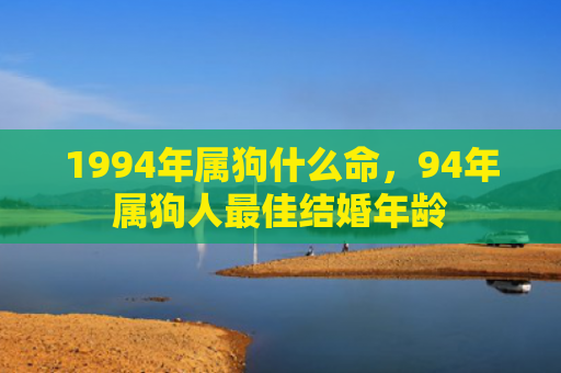 1994年属狗什么命，94年属狗人最佳结婚年龄