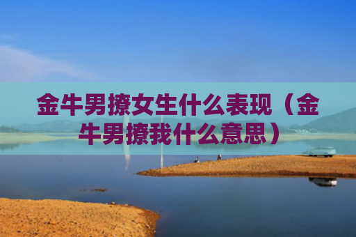 金牛男撩女生什么表现（金牛男撩我什么意思）