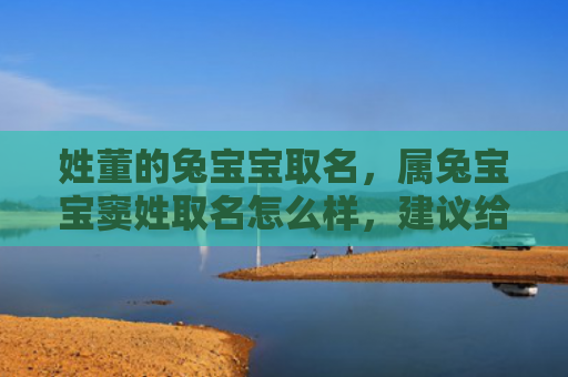 姓董的兔宝宝取名，属兔宝宝窦姓取名怎么样，建议给属兔宝宝取名窦慧