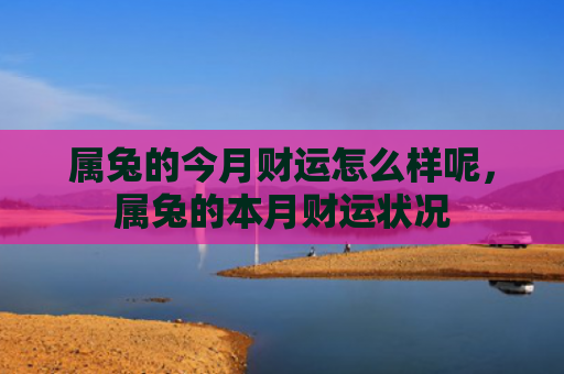 属兔的今月财运怎么样呢，属兔的本月财运状况