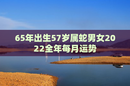 65年出生57岁属蛇男女2022全年每月运势