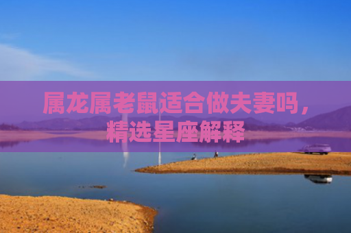 属龙属老鼠适合做夫妻吗，精选星座解释