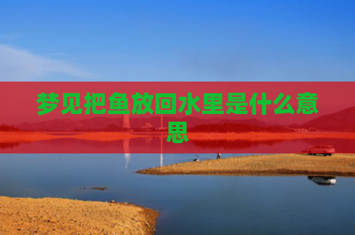 梦见把鱼放回水里是什么意思