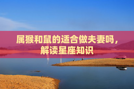 属猴和鼠的适合做夫妻吗，解读星座知识