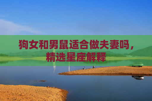 狗女和男鼠适合做夫妻吗，精选星座解释