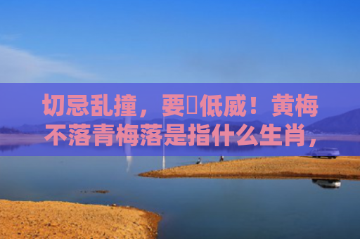 切忌乱撞，要認低威！黄梅不落青梅落是指什么生肖，精选星座解释