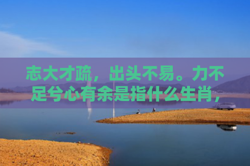 志大才疏，出头不易。力不足兮心有余是指什么生肖，普及星座常识