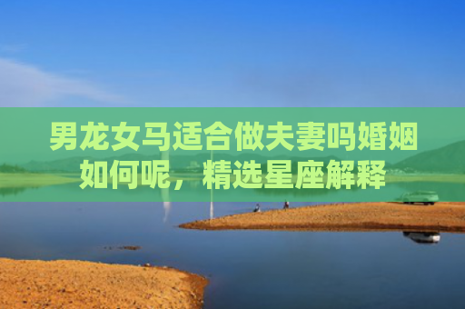 男龙女马适合做夫妻吗婚姻如何呢，精选星座解释