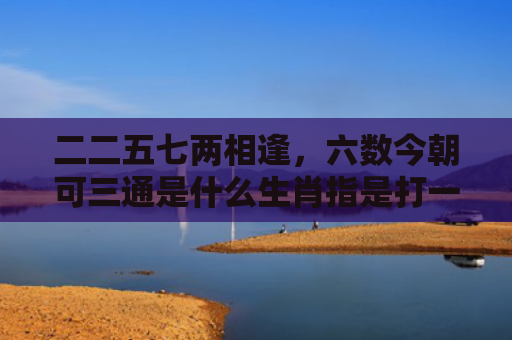 二二五七两相逢，六数今朝可三通是什么生肖指是打一什么生肖，精选星座解释