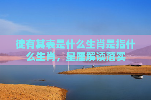 徒有其表是什么生肖是指什么生肖，星座解读落实