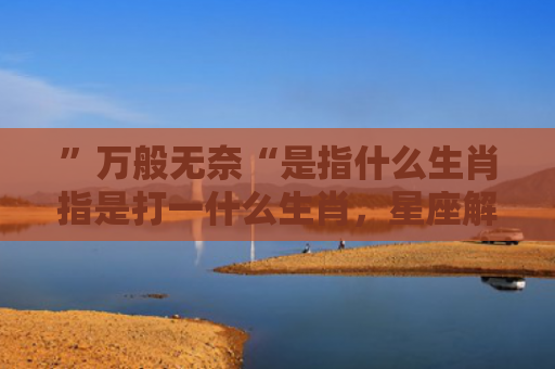 ”万般无奈“是指什么生肖指是打一什么生肖，星座解读落实