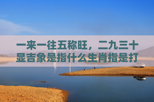 一来一往五称旺，二九三十显吉象是指什么生肖指是打一什么生肖，星座解读落实