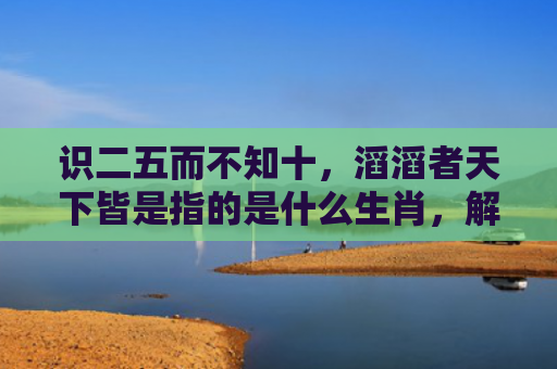 识二五而不知十，滔滔者天下皆是指的是什么生肖，解读星座知识