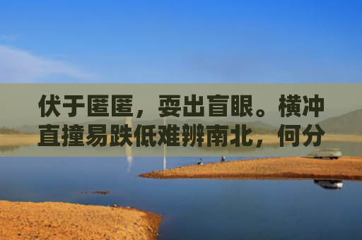 伏于匿匿，耍出盲眼。横冲直撞易跌低难辨南北，何分东西？安全至上冇问题是指什么生肖，经典解答星座知识