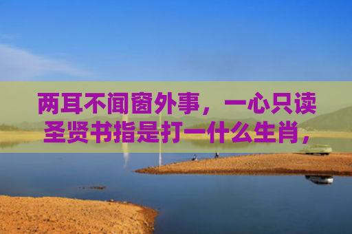 两耳不闻窗外事，一心只读圣贤书指是打一什么生肖，精选星座解释